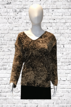 Chico’s Travelers V-Neck Top Size XL