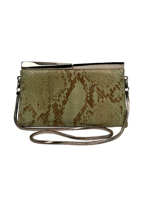 Salvatore Ferragamo Snakeskin Clutch - Size Small