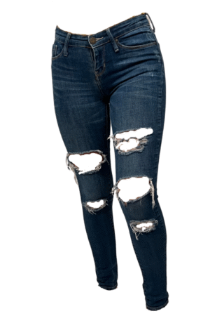 Pretty Perfect Distressed Jeans - Size 0/24