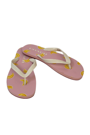 Coach Banana Flip Flops - Size 9B