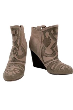 STEVEN By Steve Madden Wedge Heel Booties - Mitch - Size 6M