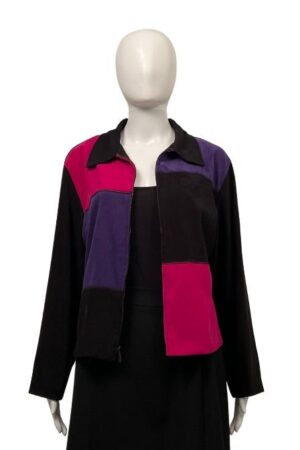 Briggs Petite Color Block Jacket - Size Large - Petite