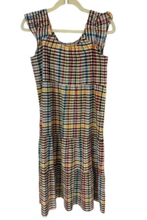 LOFT X-Small Petite Plaid Dress