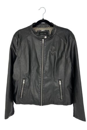 Black Rivet Motorcycle Jacket Size XXL