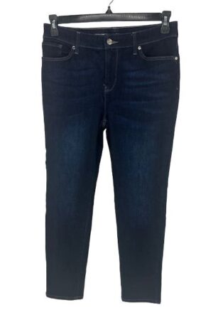 Chico’s Girlfriend Slim Leg Ankle Jeans – Dark Blue – Size Small