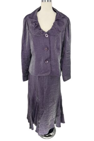 Midnight Velvet Blazer and Skirt Size 16 (2pc)