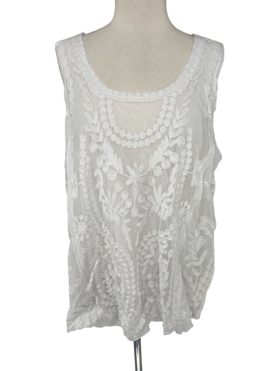 New Live and Let Live Blouse Top Size 3X