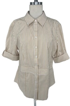 7th Avenue Design Studio Blouse Top Size Large