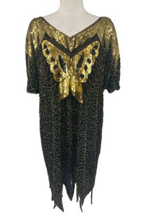 Butterfly Vintage Dress Size 3X
