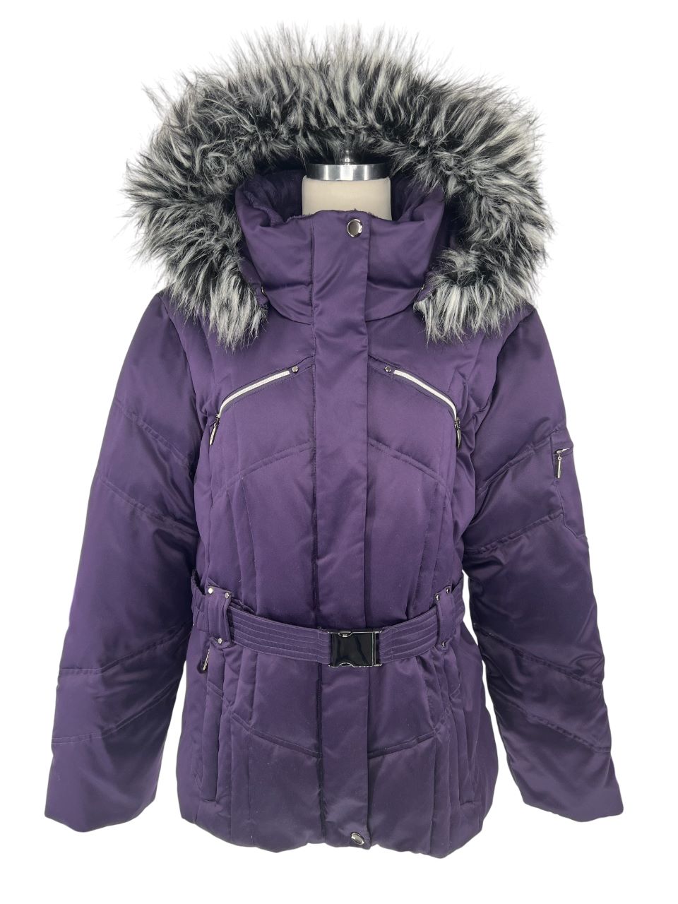 a.n.a. Winter Puffer Jacket Purple Size XL