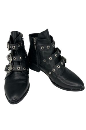 Black London Booties Size 6.5