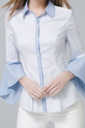 White House Black Market Blouse Top Size 6