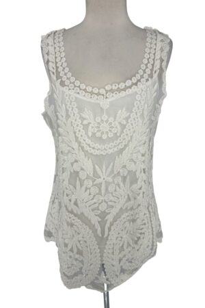 Vila Milano Blouse Top w/ Under Top Size L/XL