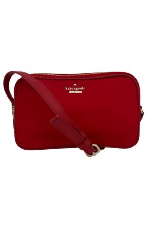Kate Spade Classic Nylon Kallie Crossbody Bag Red Small - NEW