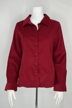 Talbots Women's Button-Front Corduroy Shirt - NEW Size S