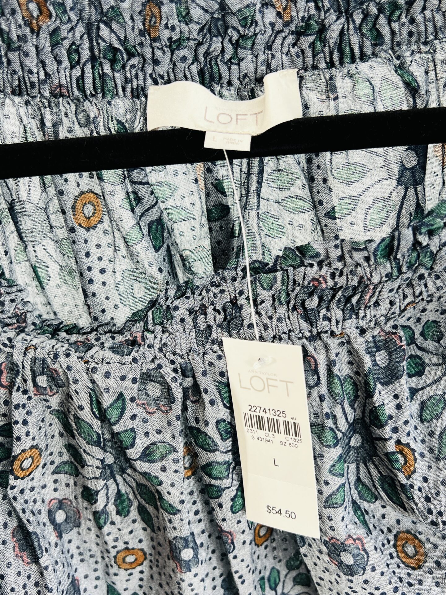 Ann Taylor Loft Floral Top – NEW – Size L - Image 3
