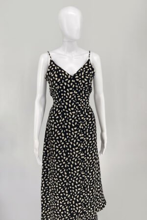 Everly Abstract Print Midi Dress – Size Small